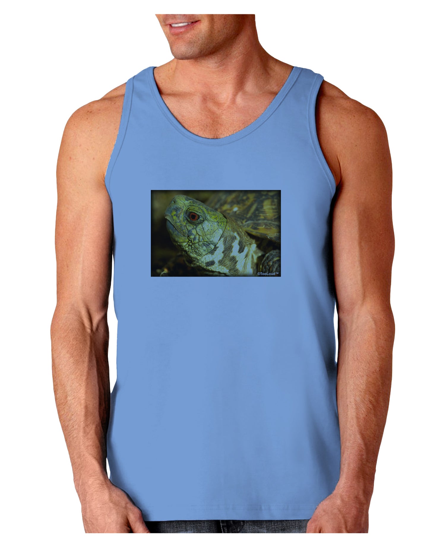 Menacing Turtle Loose Tank Top-Loose Tank Top-TooLoud-CarolinaBlue-Small-Davson Sales