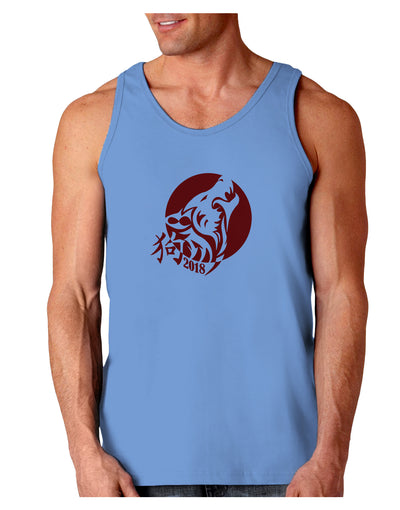 Chinese New Year 2018 Dog Loose Tank Top by TooLoud-TooLoud-CarolinaBlue-Small-Davson Sales