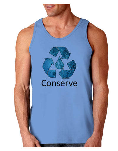 Water Conservation Text Loose Tank Top by TooLoud-Loose Tank Top-TooLoud-CarolinaBlue-Small-Davson Sales