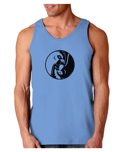 TooLoud Yin Yang Chicken Loose Tank Top-Loose Tank Top-TooLoud-CarolinaBlue-Small-Davson Sales