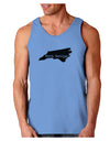 North Carolina - United States Shape Loose Tank Top by TooLoud-Loose Tank Top-TooLoud-CarolinaBlue-Small-Davson Sales