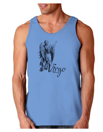 Virgo Illustration Loose Tank Top-Loose Tank Top-TooLoud-CarolinaBlue-Small-Davson Sales