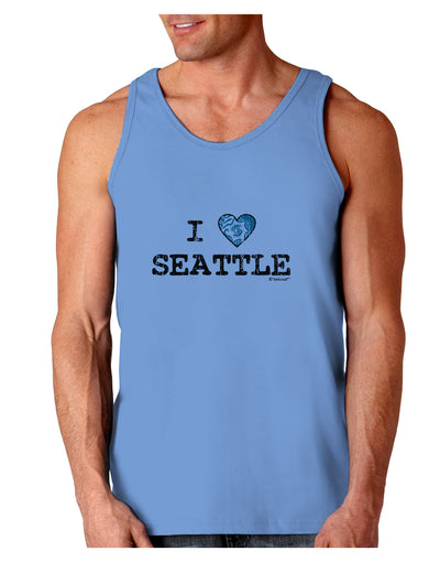 Distressed I Heart Seattle - Heart Flag Loose Tank Top by TooLoud-Loose Tank Top-TooLoud-CarolinaBlue-Small-Davson Sales