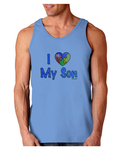 I Heart My Son - Autism Awareness Loose Tank Top by TooLoud-Loose Tank Top-TooLoud-CarolinaBlue-Small-Davson Sales