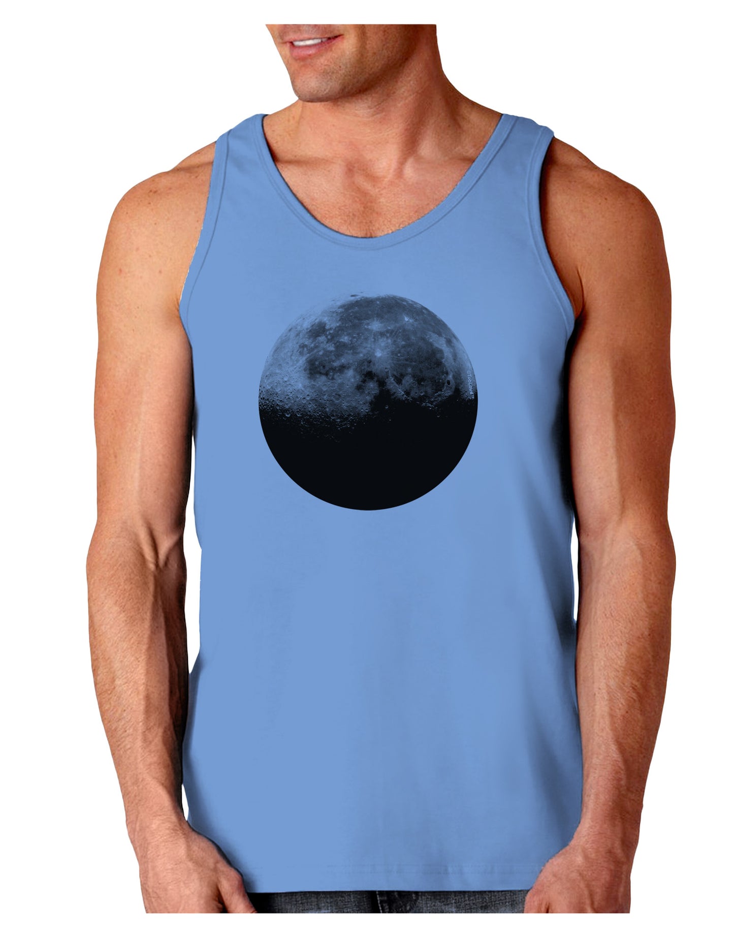 Moon of Earth Loose Tank Top-Loose Tank Top-TooLoud-CarolinaBlue-Small-Davson Sales