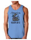 America is Strong We will Overcome This Loose Tank Top-Mens-LooseTanktops-TooLoud-CarolinaBlue-Small-Davson Sales
