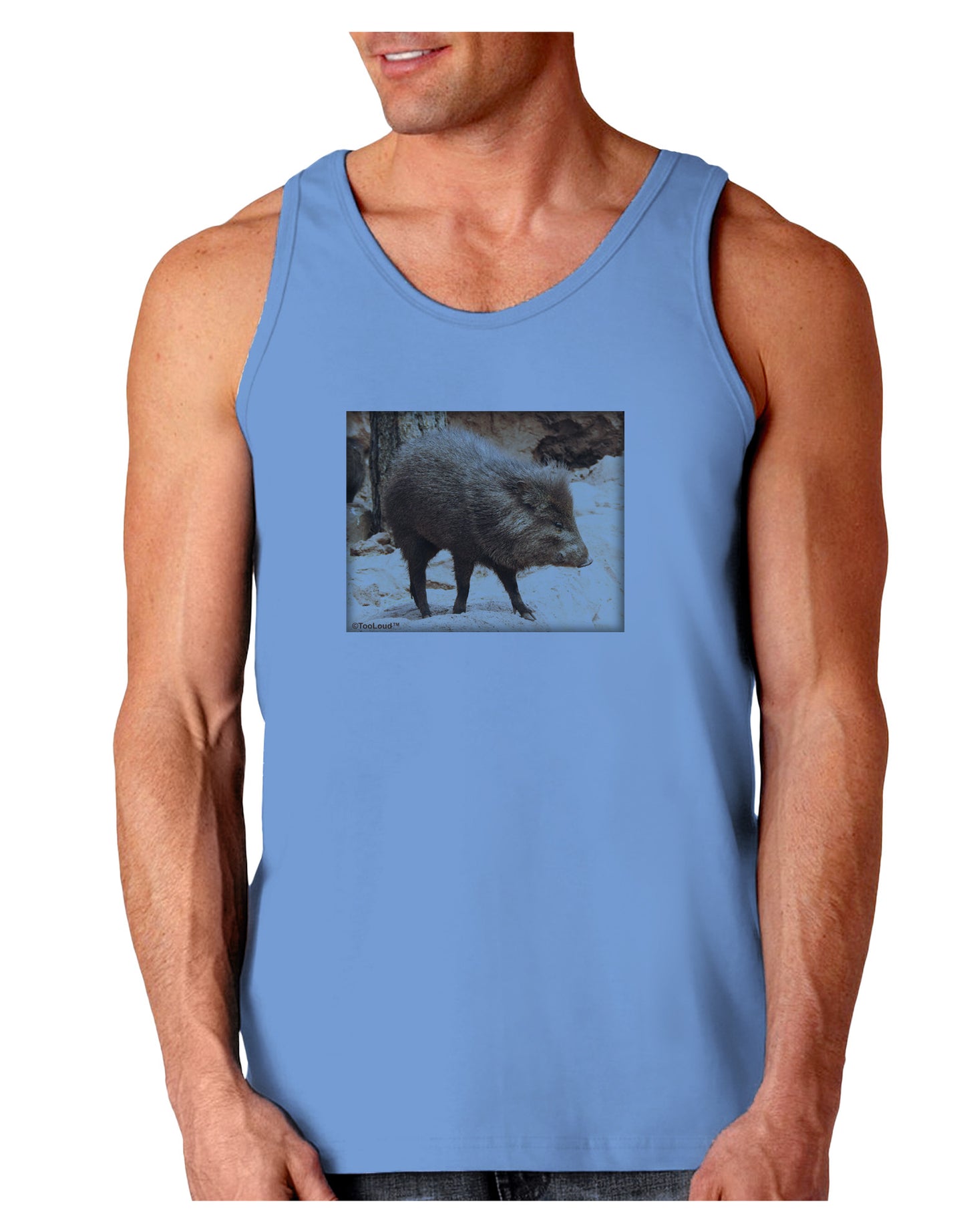 Little Javelina Loose Tank Top-Loose Tank Top-TooLoud-CarolinaBlue-Small-Davson Sales