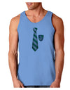 TooLoud Wizard Tie Green and Silver Loose Tank Top-Loose Tank Top-TooLoud-CarolinaBlue-Small-Davson Sales