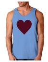 Big Red Heart Valentine's Day Loose Tank Top-Loose Tank Top-TooLoud-CarolinaBlue-Small-Davson Sales