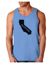 California - United States Shape Loose Tank Top by TooLoud-Loose Tank Top-TooLoud-CarolinaBlue-Small-Davson Sales