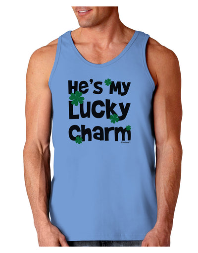 He's My Lucky Charm - Matching Couples Design Loose Tank Top by TooLoud-Loose Tank Top-TooLoud-CarolinaBlue-Small-Davson Sales