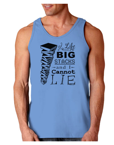 I Like Big Stacks -of books- Loose Tank Top-Loose Tank Top-TooLoud-CarolinaBlue-Small-Davson Sales