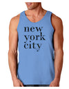 New York City - City Lights Loose Tank Top by TooLoud-Loose Tank Top-TooLoud-CarolinaBlue-Small-Davson Sales