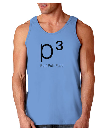 P� - Puff Puff Pass - Smoking Etiquette Loose Tank Top-Loose Tank Top-TooLoud-CarolinaBlue-Small-Davson Sales