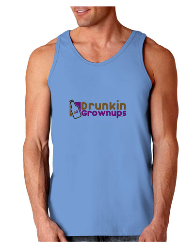 Drunken Grown ups Funny Drinking Loose Tank Top by TooLoud-Loose Tank Top-TooLoud-CarolinaBlue-Small-Davson Sales