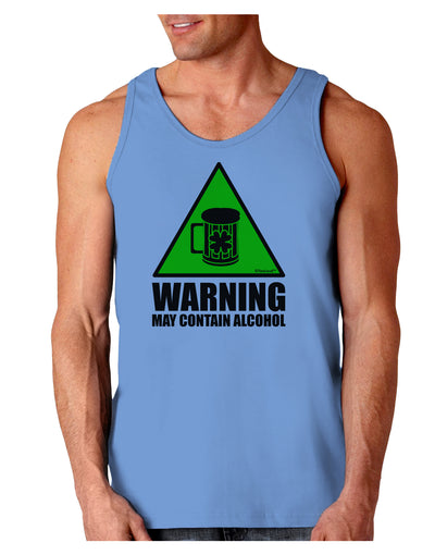 Warning May Contain Alcohol Loose Tank Top by TooLoud-Loose Tank Top-TooLoud-CarolinaBlue-Small-Davson Sales