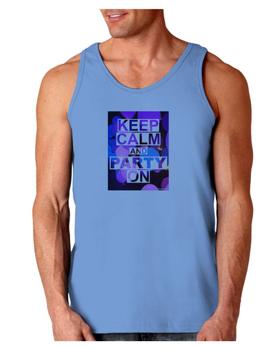 Keep Calm - Party Balloons Loose Tank Top-Loose Tank Top-TooLoud-CarolinaBlue-Small-Davson Sales