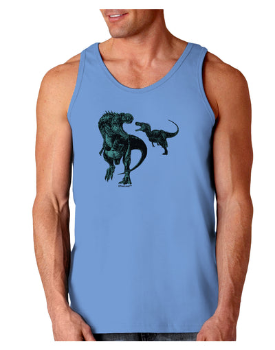 Jurassic Dinosaur Design 1 Loose Tank Top by TooLoud-Loose Tank Top-TooLoud-CarolinaBlue-Small-Davson Sales