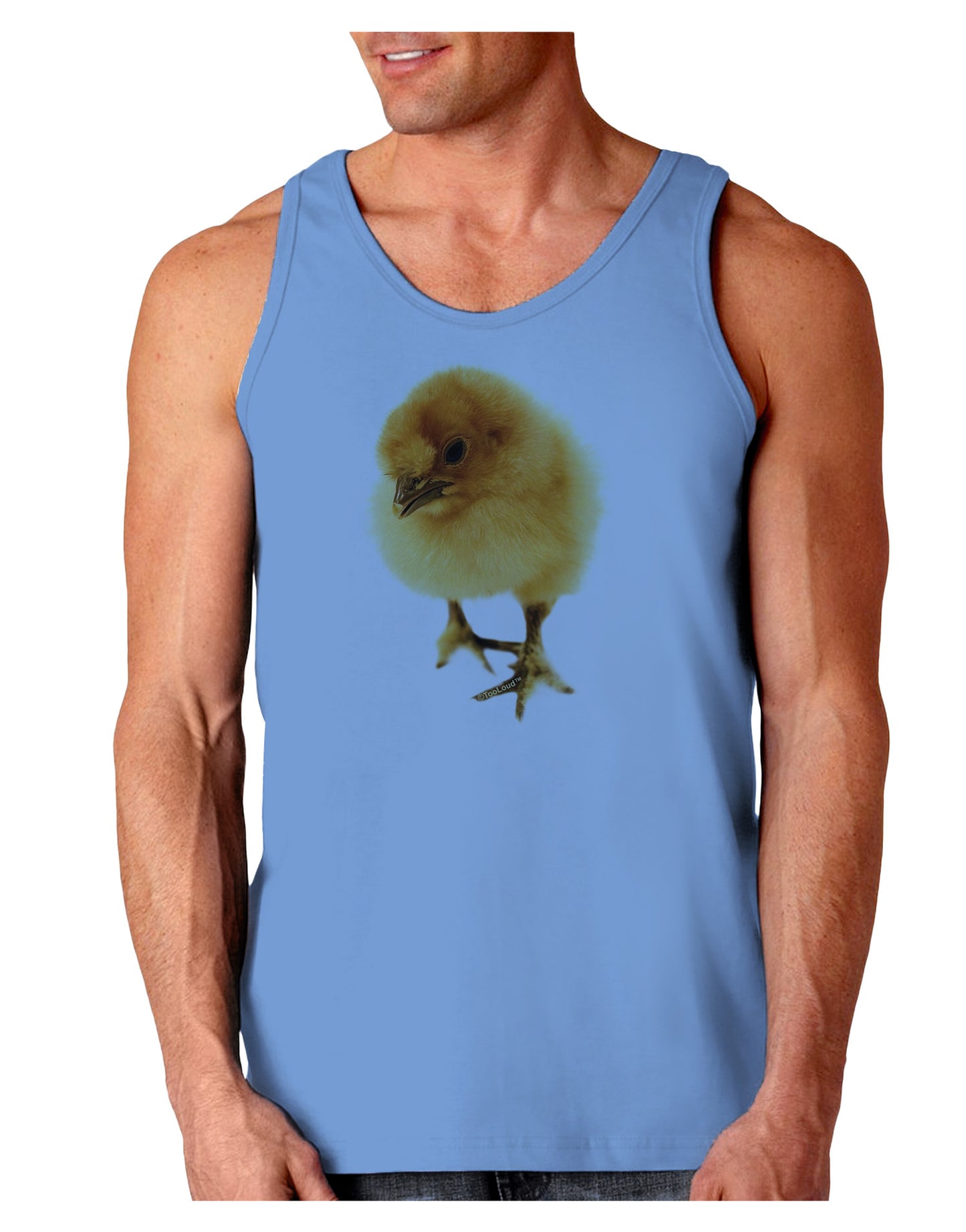 Fluffy Chick Loose Tank Top-Loose Tank Top-TooLoud-CarolinaBlue-Small-Davson Sales