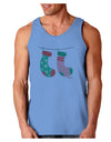 Cute Mrs and Mrs Christmas Couple Stockings Loose Tank Top by TooLoud-Loose Tank Top-TooLoud-CarolinaBlue-Small-Davson Sales