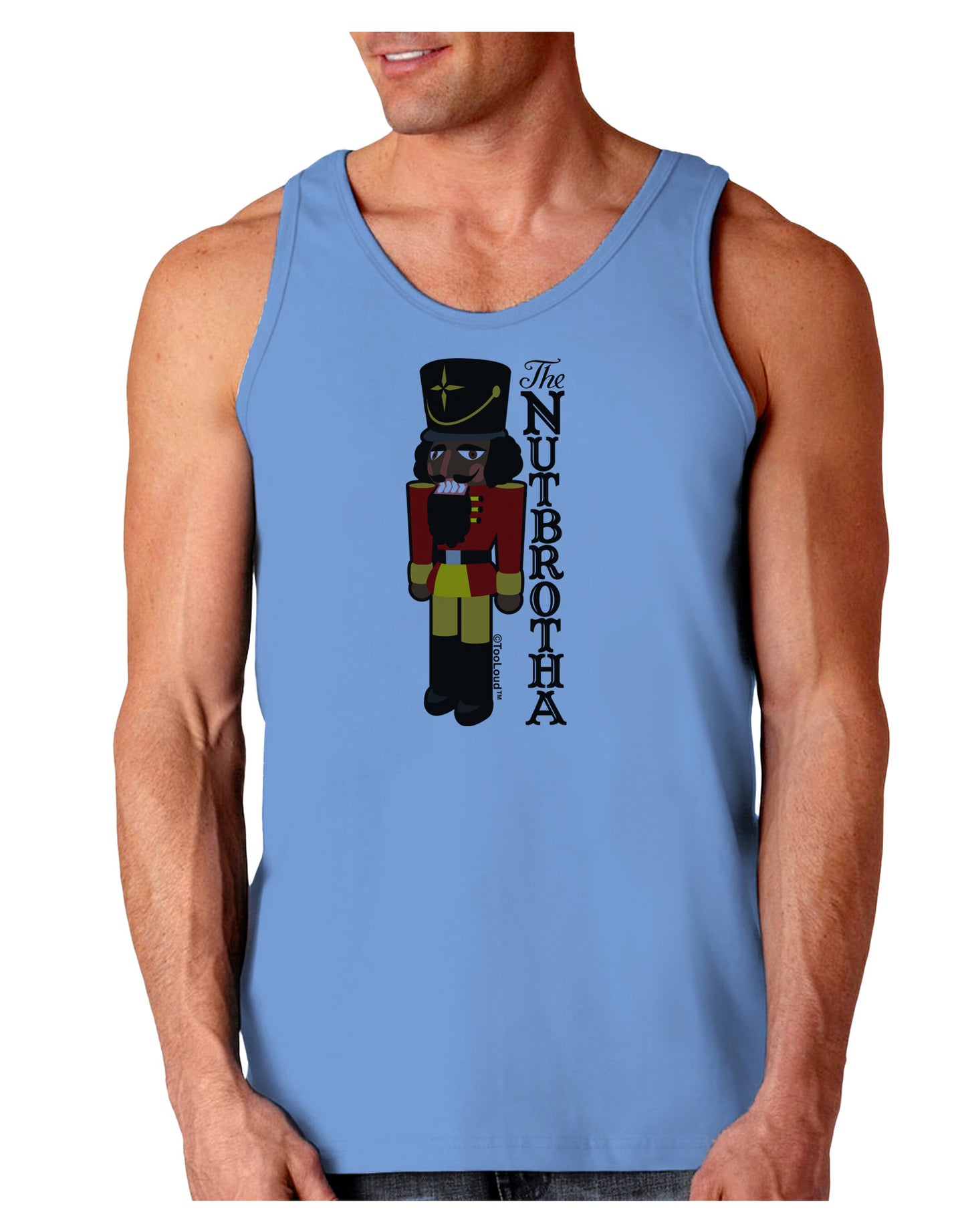 The Nutbrotha - Black Nutcracker Loose Tank Top by-Loose Tank Top-TooLoud-CarolinaBlue-Small-Davson Sales
