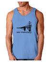 Bay Bridge Cutout Design - San Francisco Loose Tank Top by TooLoud-Loose Tank Top-TooLoud-CarolinaBlue-Small-Davson Sales