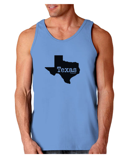 Texas - United States Shape Loose Tank Top by TooLoud-Loose Tank Top-TooLoud-CarolinaBlue-Small-Davson Sales