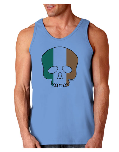 Skull Flag Ireland Loose Tank Top-Loose Tank Top-TooLoud-CarolinaBlue-Small-Davson Sales