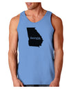 Georgia - United States Shape Loose Tank Top by TooLoud-Loose Tank Top-TooLoud-CarolinaBlue-Small-Davson Sales