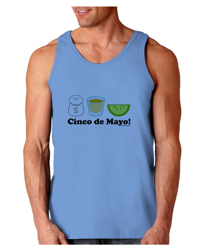 Cinco de Mayo Design - Salt Tequila Lime Loose Tank Top by TooLoud-Loose Tank Top-TooLoud-CarolinaBlue-Small-Davson Sales