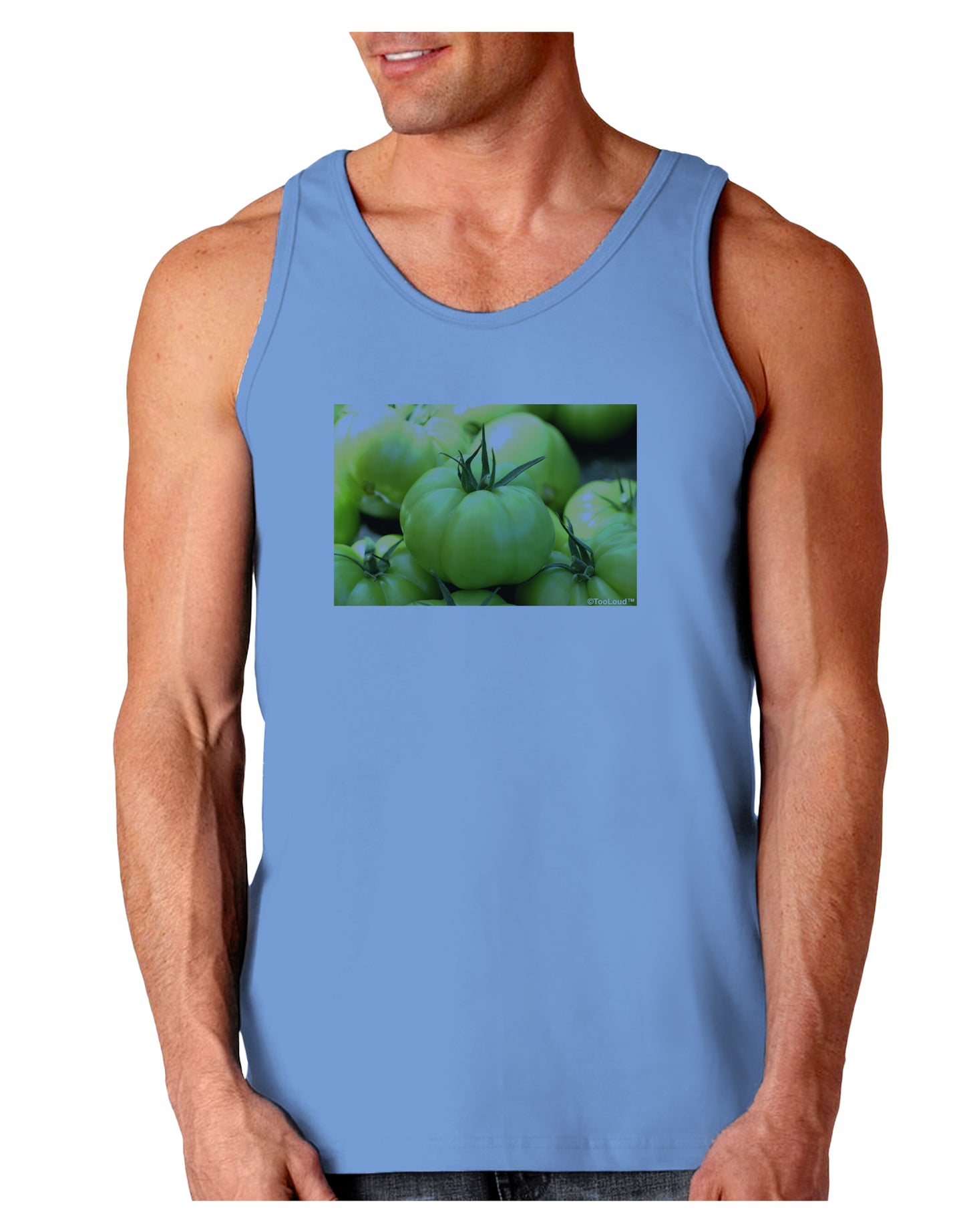 Buy Local - Green Tomatoes Loose Tank Top-Loose Tank Top-TooLoud-CarolinaBlue-Small-Davson Sales