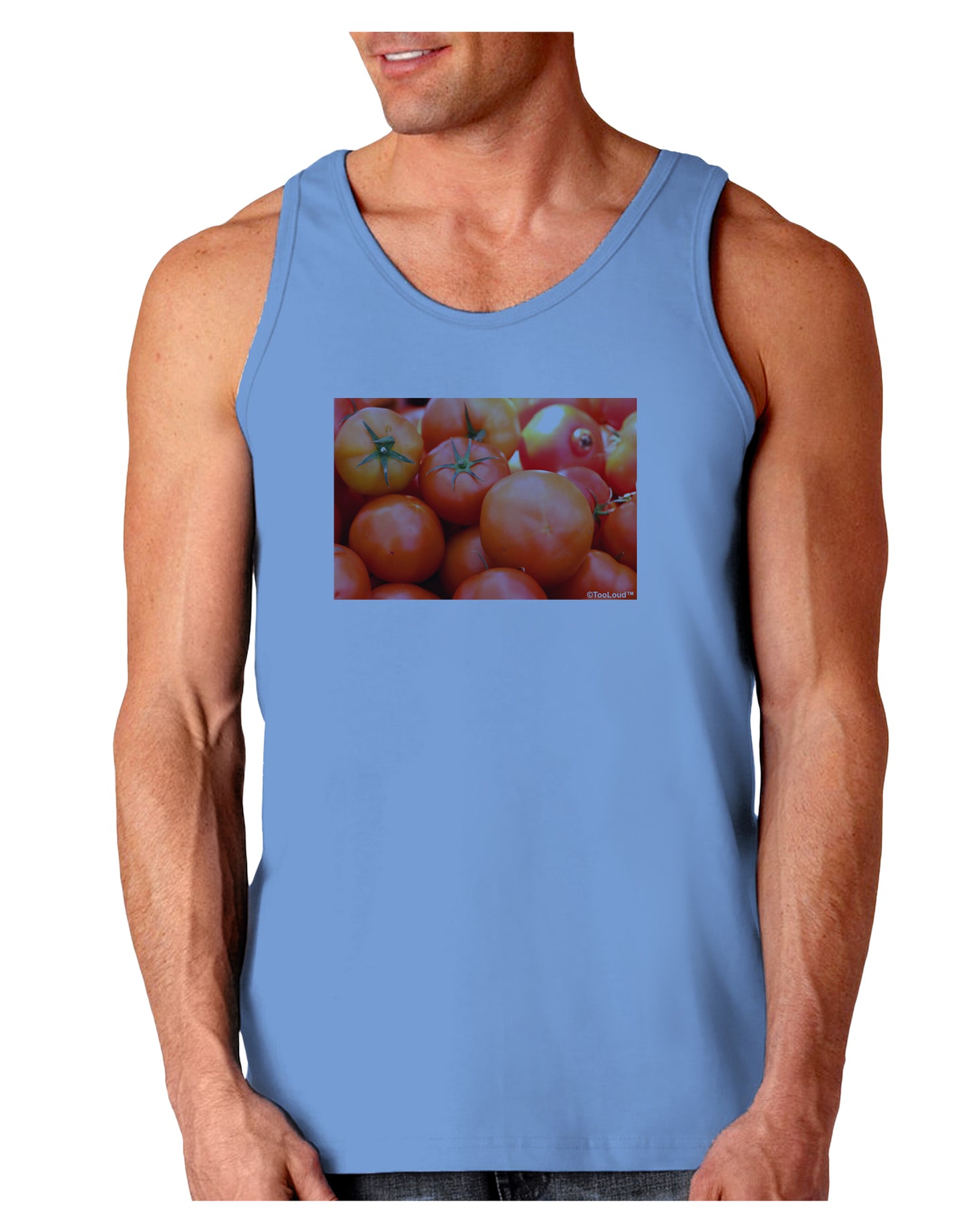 Buy Local Produce Tomatoes Loose Tank Top-Loose Tank Top-TooLoud-CarolinaBlue-Small-Davson Sales