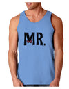 Matching Mr and Mrs Design - Mr Bow Tie Loose Tank Top by TooLoud-Loose Tank Top-TooLoud-CarolinaBlue-Small-Davson Sales