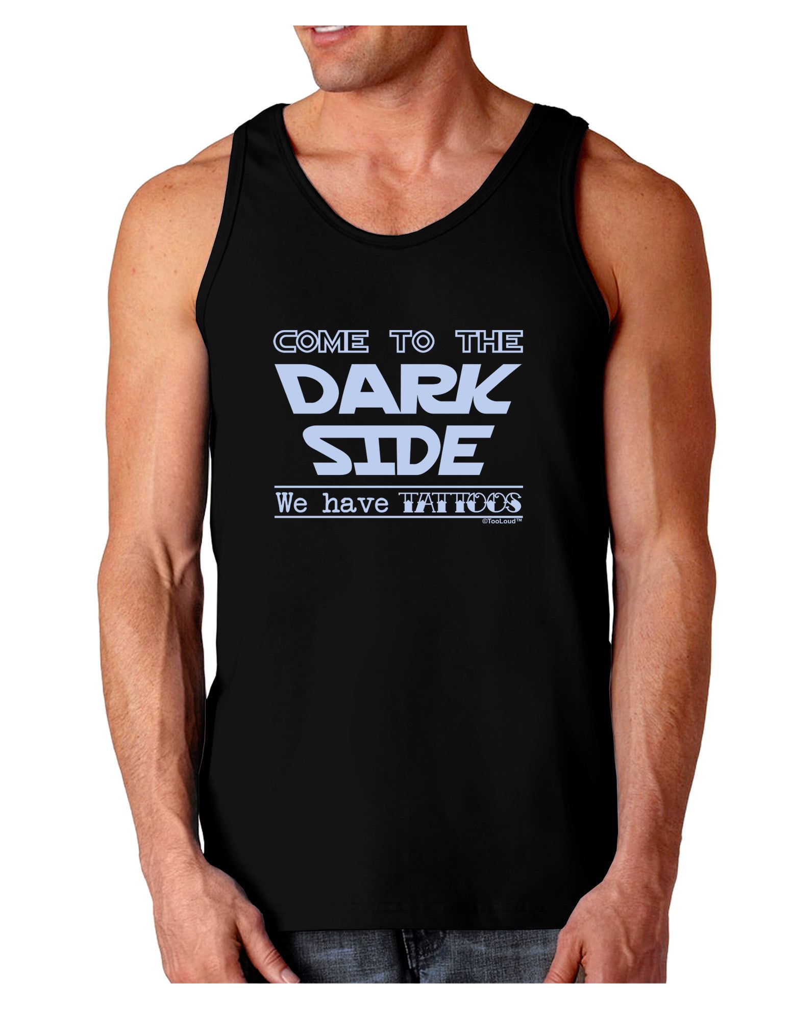 Come To The Dark Side - Tattoos Dark Loose Tank Top by-Mens Loose Tank Top-TooLoud-Black-Small-Davson Sales
