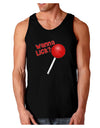 TooLoud Wanna Lick Lollipop Dark Loose Tank Top-Mens Loose Tank Top-TooLoud-Black-Small-Davson Sales