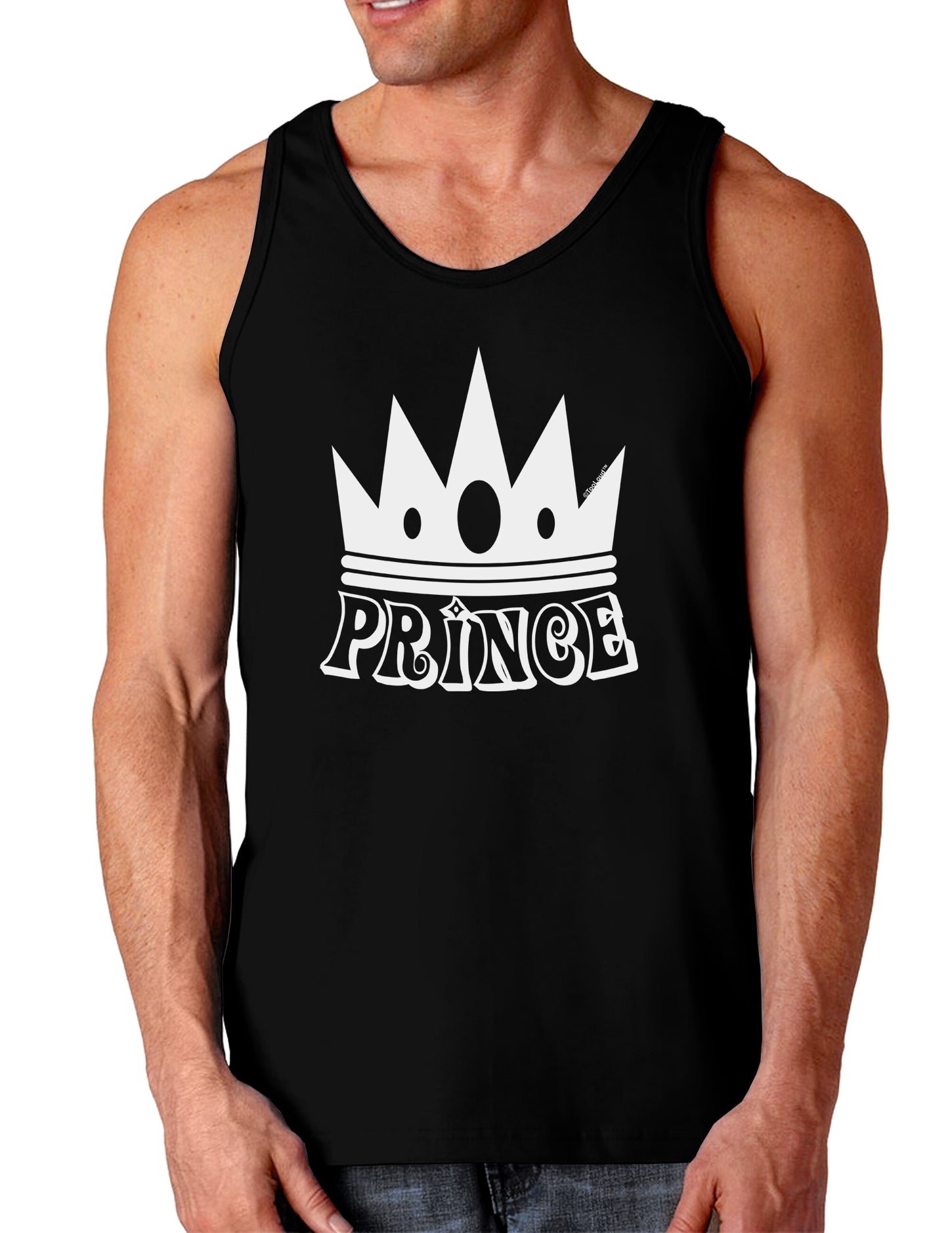 Prince Dark Loose Tank Top-Mens Loose Tank Top-TooLoud-Black-Small-Davson Sales
