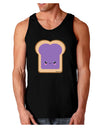 Cute Matching Design - PB and J - Jelly Dark Loose Tank Top by TooLoud-Mens Loose Tank Top-TooLoud-Black-Small-Davson Sales