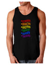 TooLoud Pride Flag Hex Code Dark Dark Loose Tank Top-Mens Loose Tank Top-TooLoud-Black-Small-Davson Sales