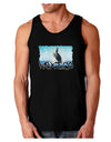 Mexico - Whale Watching Cut-out Dark Loose Tank Top-Mens Loose Tank Top-TooLoud-Black-Small-Davson Sales