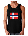 TooLoud Norwegian Flag Dark Dark Loose Tank Top-Mens Loose Tank Top-TooLoud-Black-Small-Davson Sales