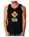 Democrat Zone Dark Loose Tank Top-Mens Loose Tank Top-TooLoud-Black-Small-Davson Sales