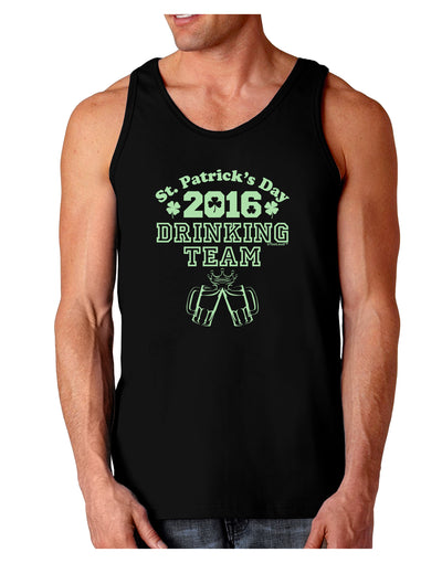 St Patricks Day Drinking Team Dark Loose Tank Top-Mens Loose Tank Top-TooLoud-Black-Small-Davson Sales