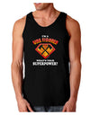 Fire Fighter - Superpower Dark Loose Tank Top-Mens Loose Tank Top-TooLoud-Black-Small-Davson Sales