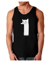 Longcat - Internet Humor Dark Loose Tank Top by TooLoud-Mens Loose Tank Top-TooLoud-Black-Small-Davson Sales