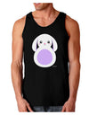 Cute Bunny with Floppy Ears - Purple Dark Loose Tank Top by TooLoud-Mens Loose Tank Top-TooLoud-Black-Small-Davson Sales