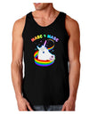 Masc 4 Masc Pranciful Unicorn Dark Loose Tank Top-Mens Loose Tank Top-TooLoud-Black-Small-Davson Sales