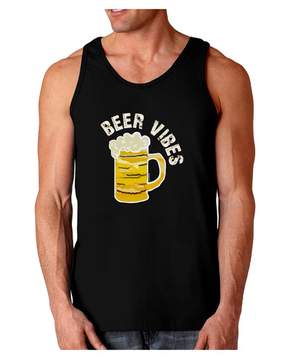 Beer Vibes Dark Loose Tank Top-Mens Loose Tank Top-TooLoud-Black-Small-Davson Sales