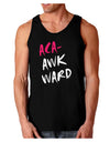 Aca-Awkward Dark Loose Tank Top-Mens Loose Tank Top-TooLoud-Black-Small-Davson Sales