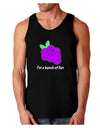 Grapes - I'm a Bunch of Fun Dark Loose Tank Top-Mens Loose Tank Top-TooLoud-Black-Small-Davson Sales