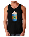 Happy Hanukkah Latte Cup Dark Loose Tank Top-Mens Loose Tank Top-TooLoud-Black-Small-Davson Sales